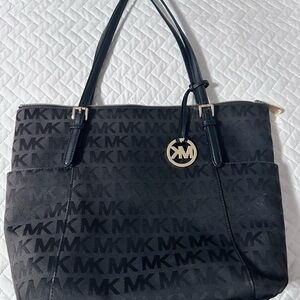 Michael Kors Signature Black Tote